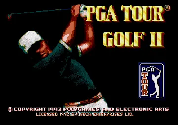 PGA Tour Golf II (Japan) screen shot title